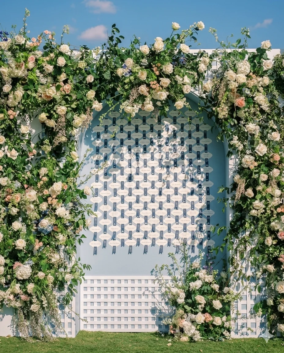 Una celebración sureña con encanto costero y estilo chinoiserie