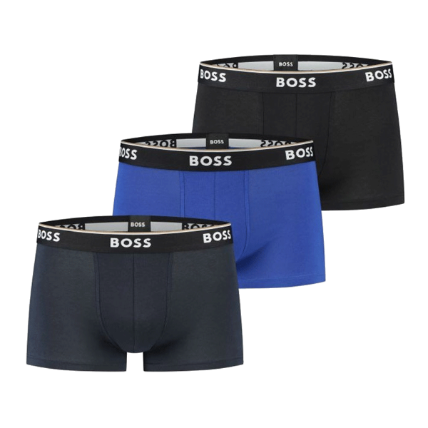 3 BOXER BOSS 50489612 NEGRO/AZUL