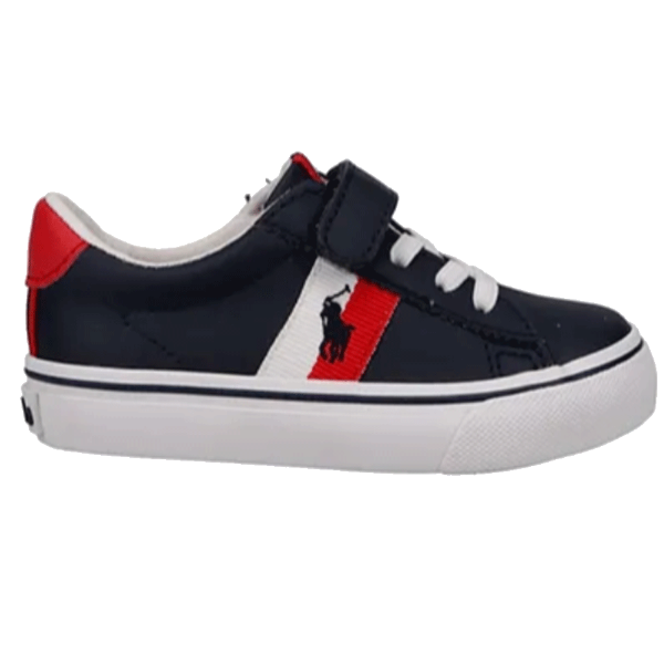 TENIS RALPH LAUREN 103665C AZUL MARINO / ROJO