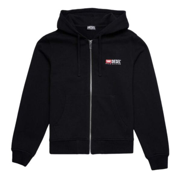 CHAQUETA GINN-HOOD DIESEL A037690BAWT NEGRO