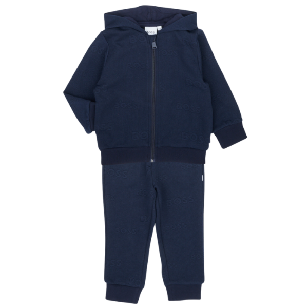 CONJUNTO BOSS INFANTIL J08068 AZUL MARINO