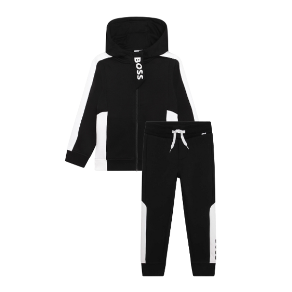 CONJUNTO BOSS INFANTIL J28100 NEGRO