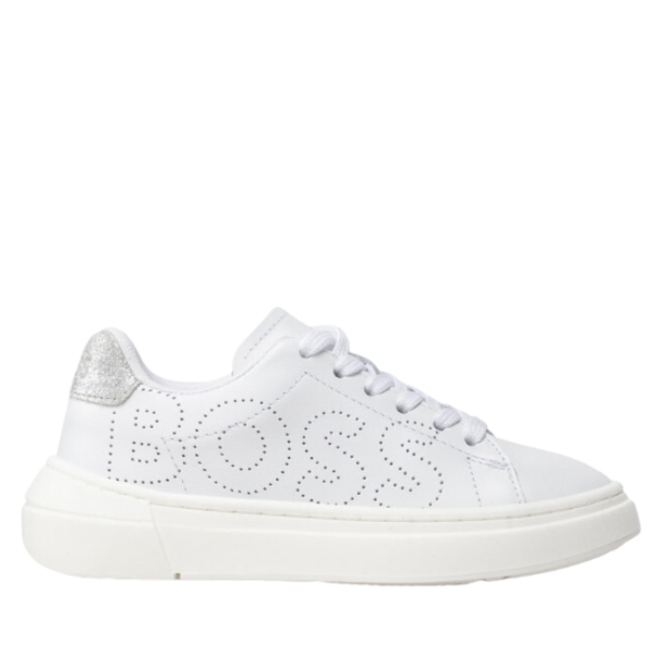 TENIS BOSS INFANTIL J19071 BLANCO