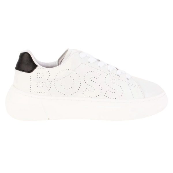 TENIS BOSS INFANTIL J29310 BLANCO