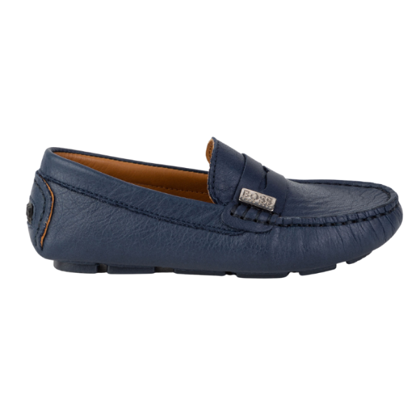 ZAPATO BOSS INFANTIL J29182 AZUL MARINO