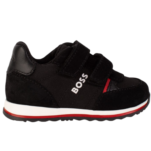 TENIS BOSS INFANTIL J09179 NEGRO