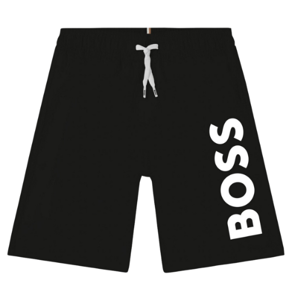 SHORTS BOSS INFANTIL J24846 NEGRO