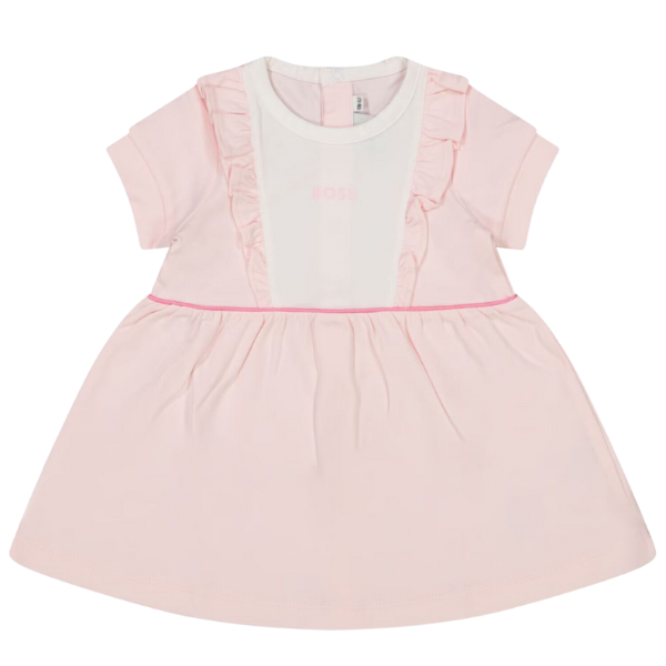 VESTIDO BOSS INFANTIL J92079 ROSA