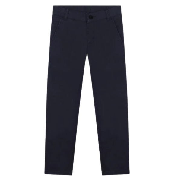 PANTALON BOSS INFANTIL J24841 AZUL MARINO