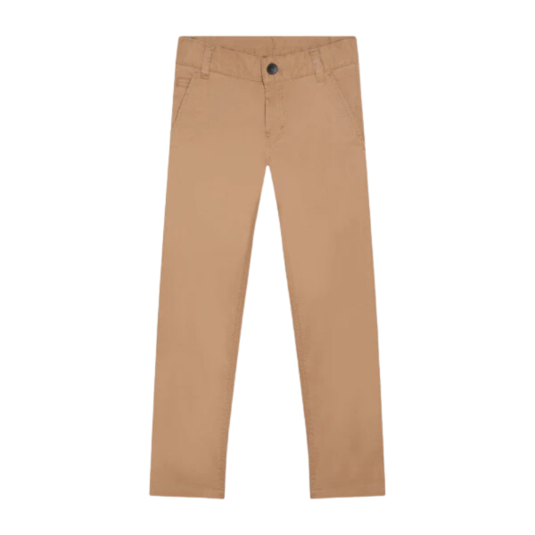 PANTALON BOSS INFANTIL J24841 MARRON