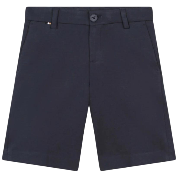 SHORT BOSS INFANTIL J24825 AZUL OSCURO