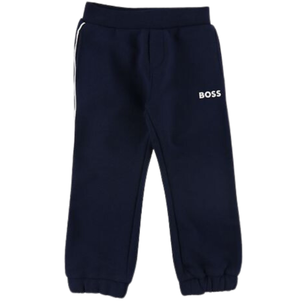 PANTALON BOSS INFANTIL J04459 AZUL MARINO