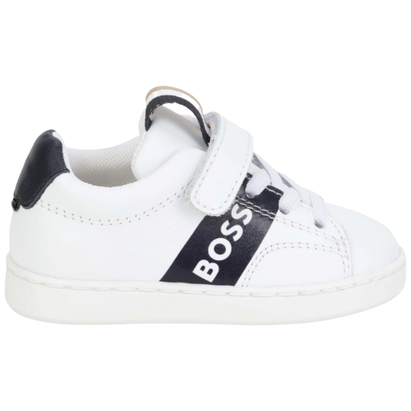 TENIS BOSS INFANTIL J09196 BLANCO