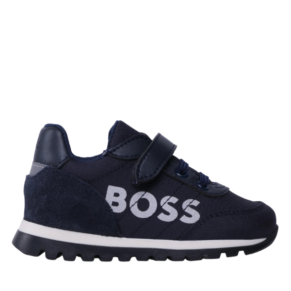 TENIS BOSS INFANTIL J09194 AZUL MARINO