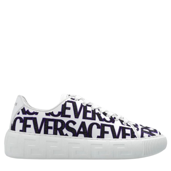 TENIS VERSACE 10041841A07053 BLANCO/NEGRO