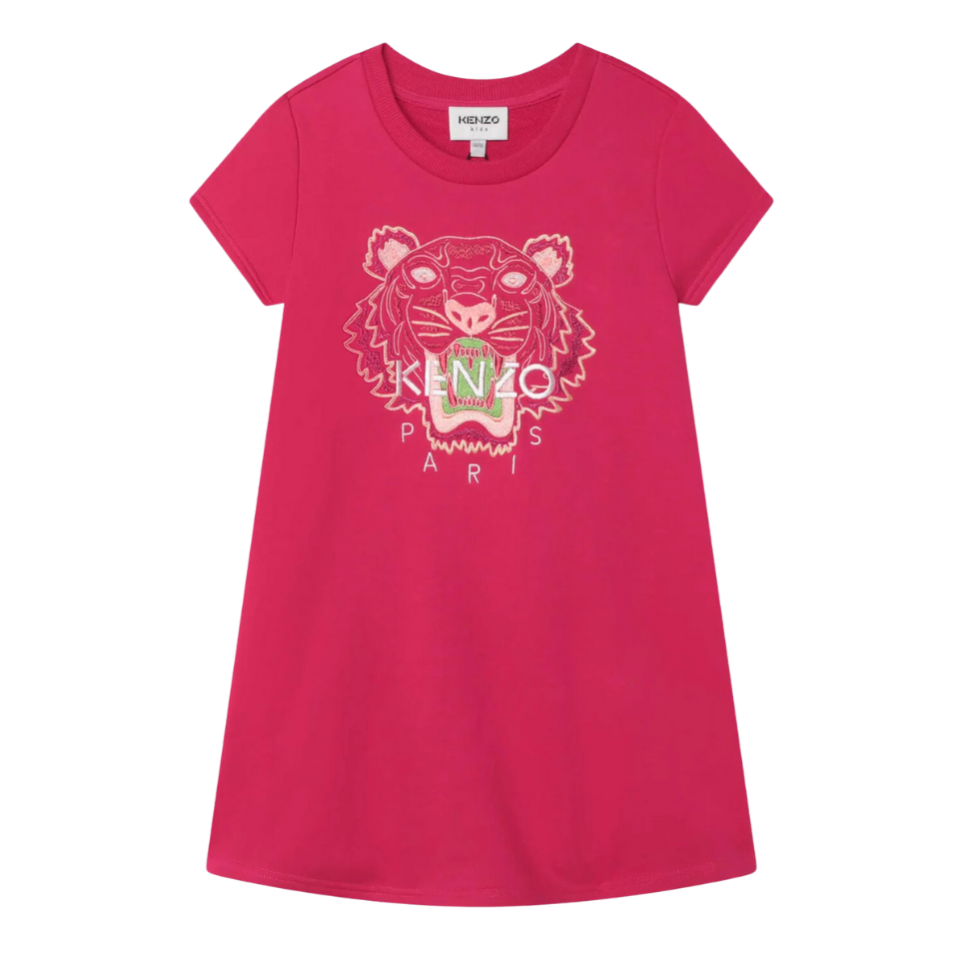 VESTIDO KIDS KENZO K12305 ROJO