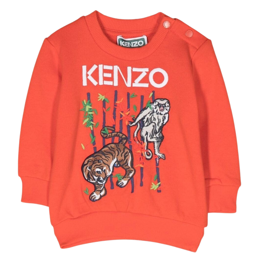 MOLETOM KIDS KENZO K05465 NARANJA