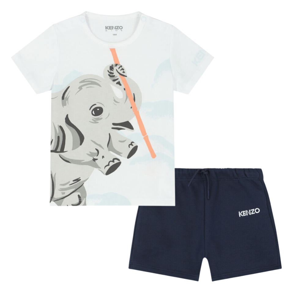 CONJUNTO KIDS KENZO K98093 AZUL