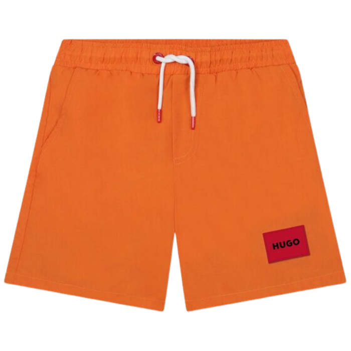 SHORT HUGO KIDS G20109 NARANJA