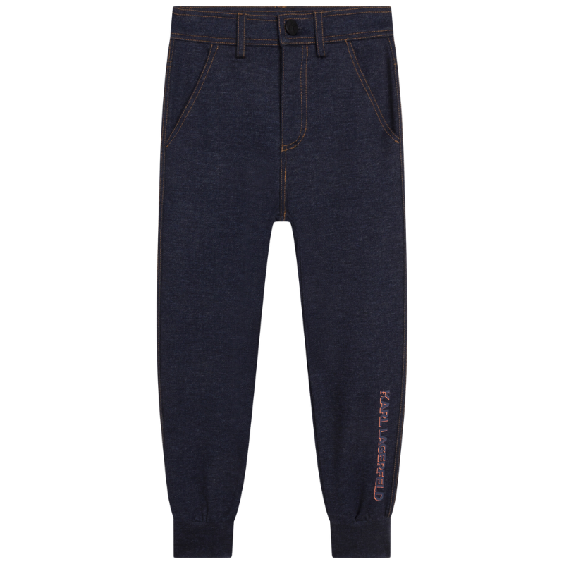 PANTALON KARL LAGERFELD KIDS Z14208 AZUL OSCURO