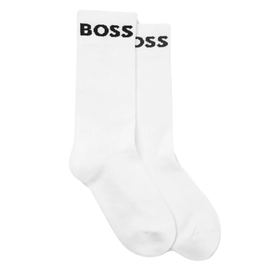 2 MEDIAS BOSS 50467707 BLANCO