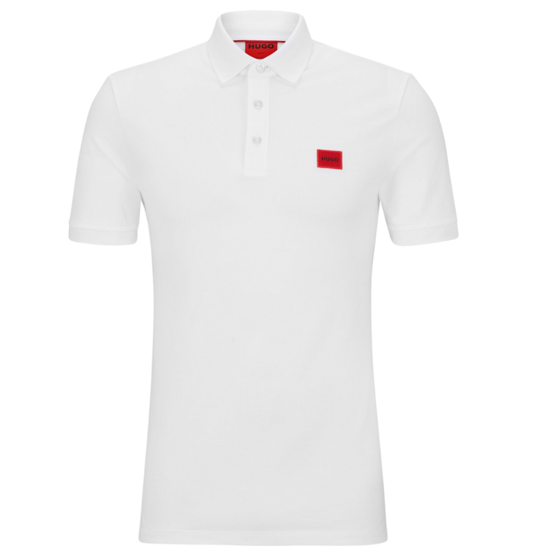 POLO HUGO 50490770 BLANCO