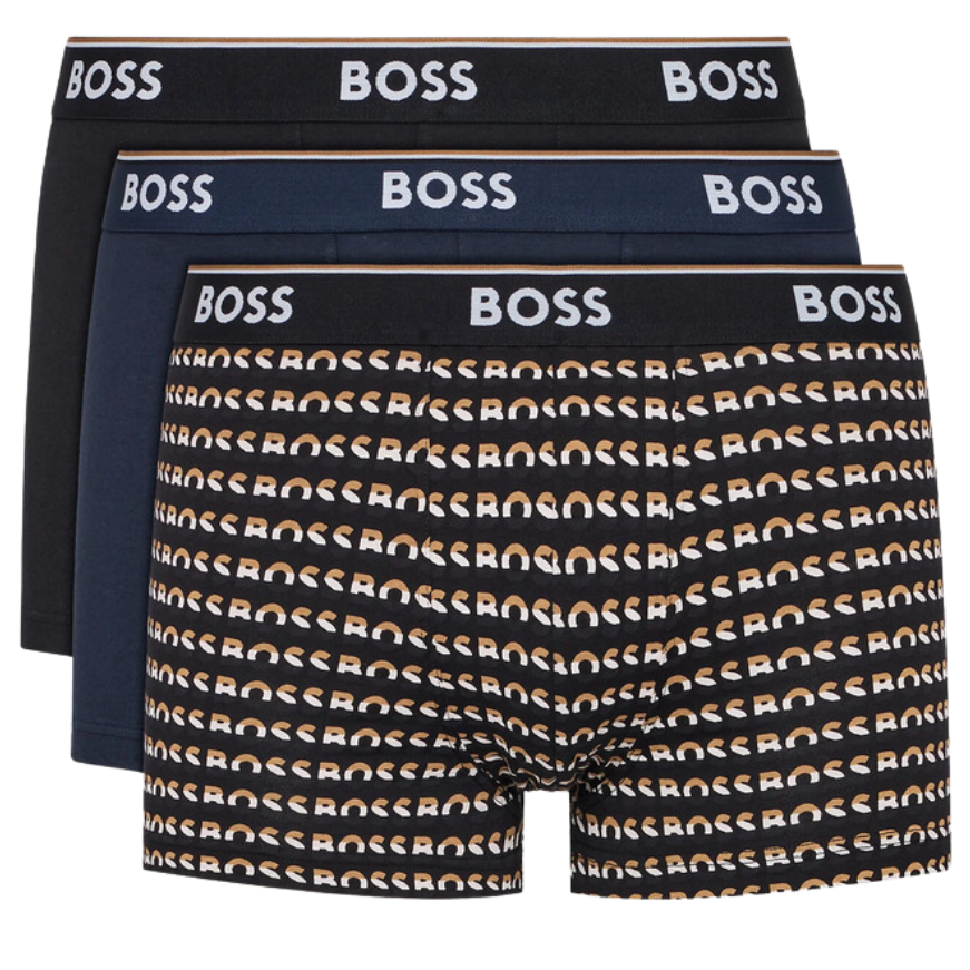 3 BOXER BOSS 50495443 AZUL/NEGRO