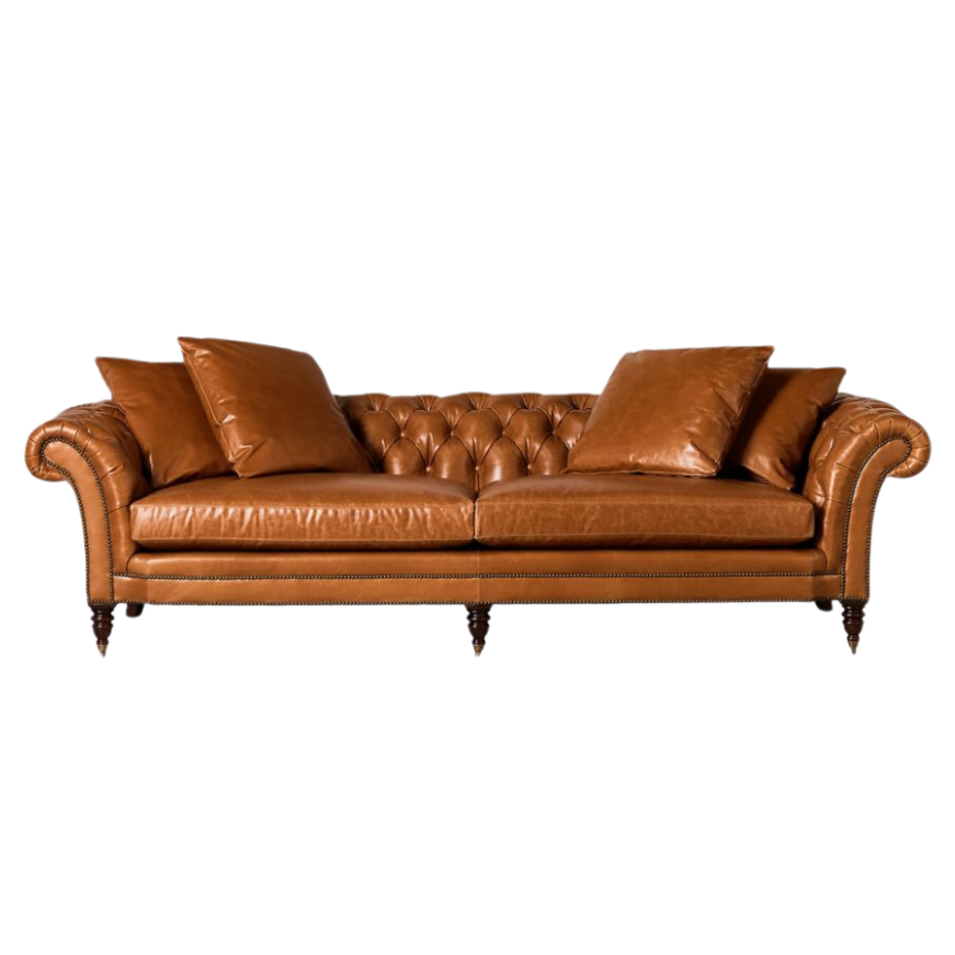 SOFA RALPH LAUREN SILLON BROOK MARRÓN