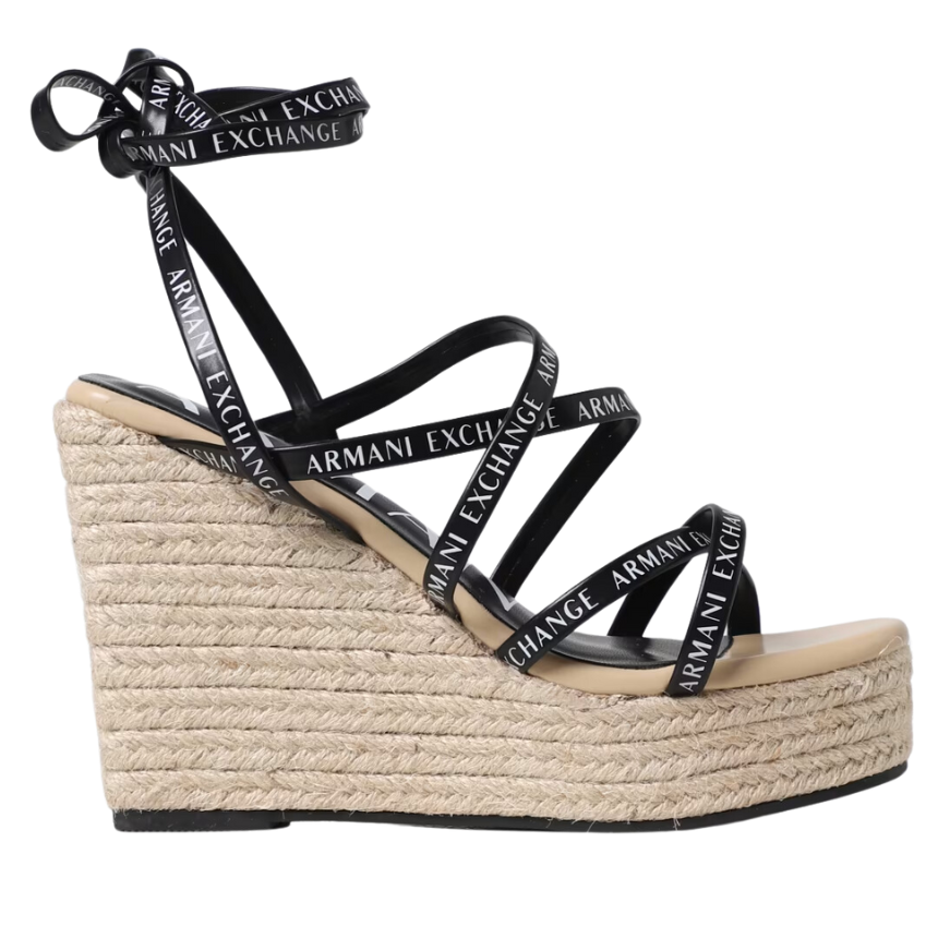 SANDALIA ARMANI EXCHANGE XDP035XV690 NEGRO