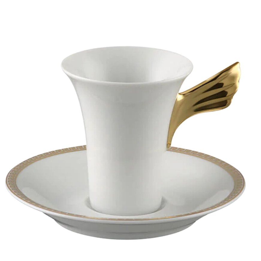 1 TAZA E PLATILLOS VERSACE HOME MEDAILLON