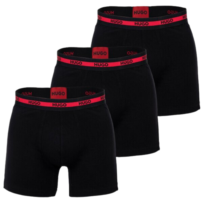 3 BOXER HUGO 50496713 NEGRO