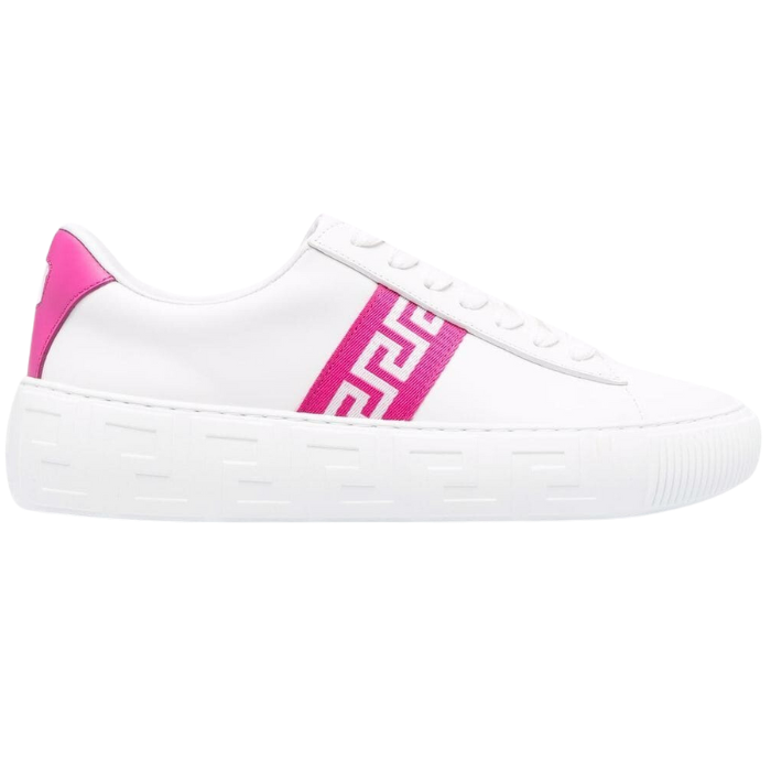 TENIS VERSACE 1004184 BLANCO/ROSA