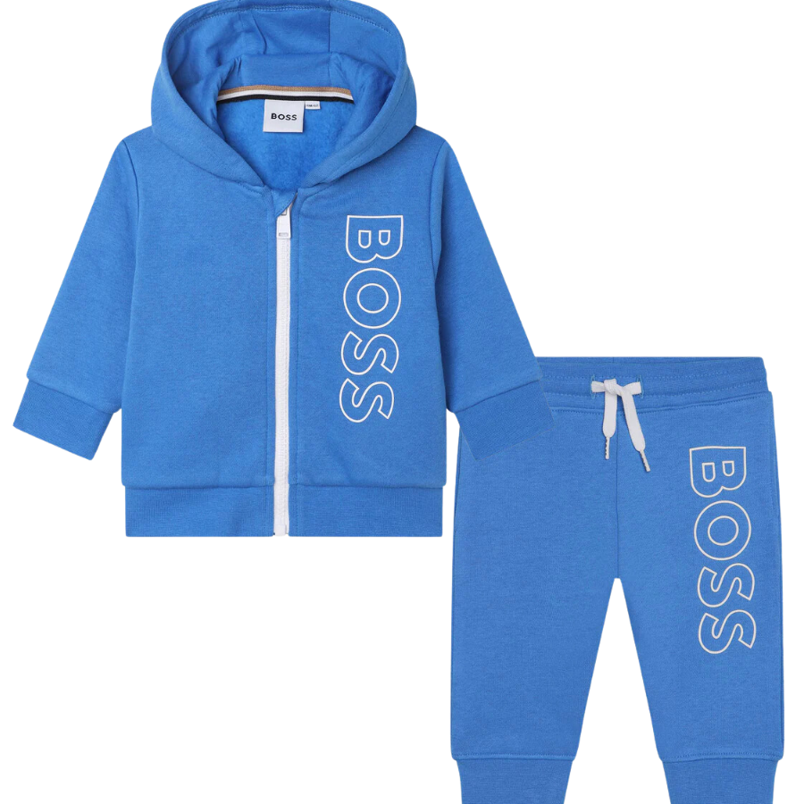 CONJUNTO BOSS KIDS J08085 AZUL