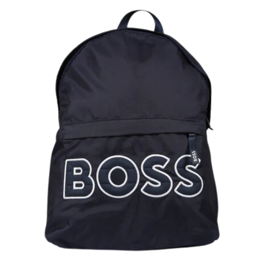 MOCHILA KIDS BOSS J20412 AZUL OSCURO