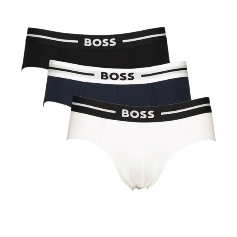 3 BOXER BOSS 50495449 NEGRO/BLANCO/AZUL