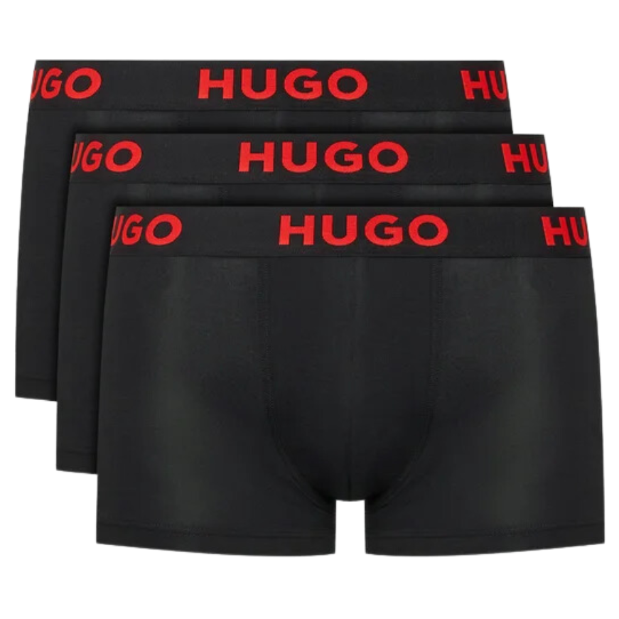 3 BOXER HUGO 50496723 NEGRO