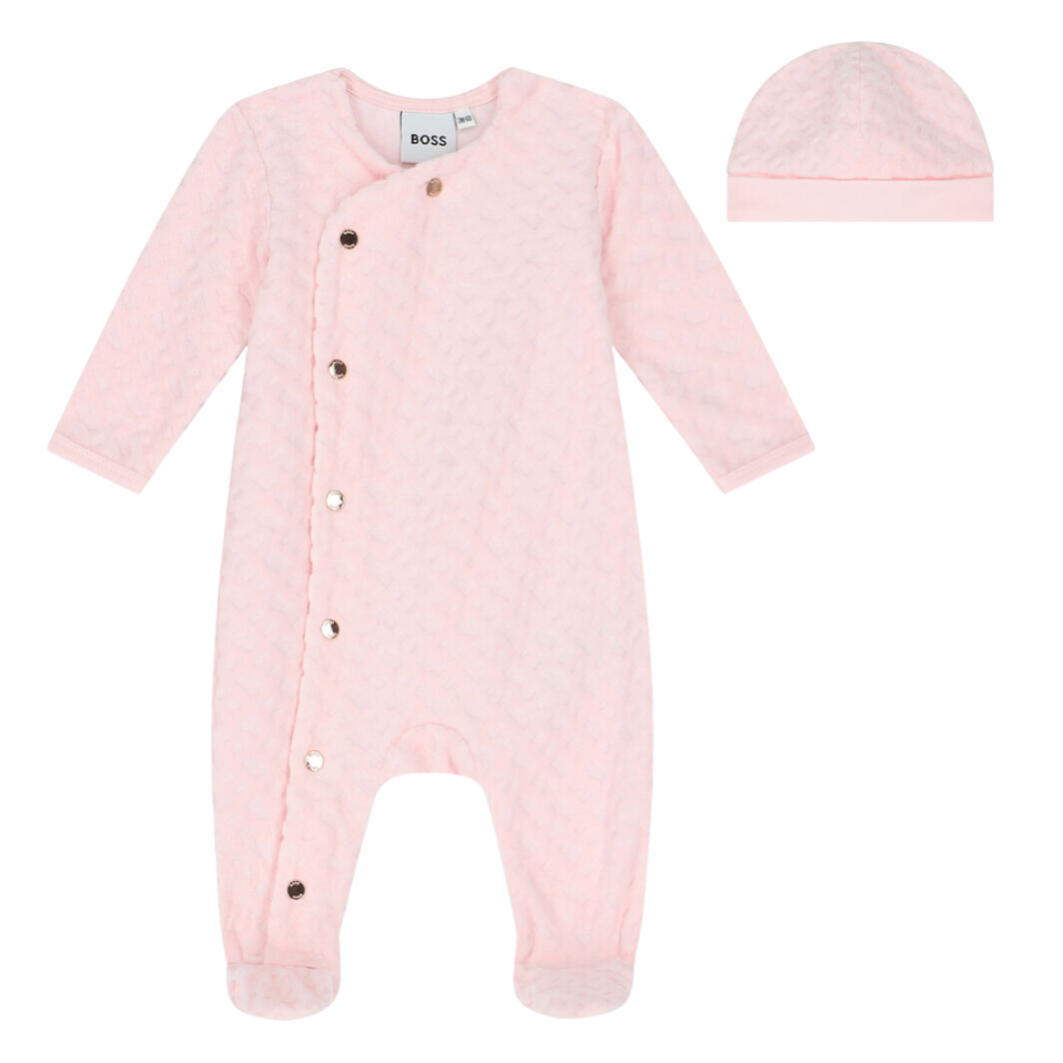 CONJUNTO BOSS KIDS J98448 ROSA