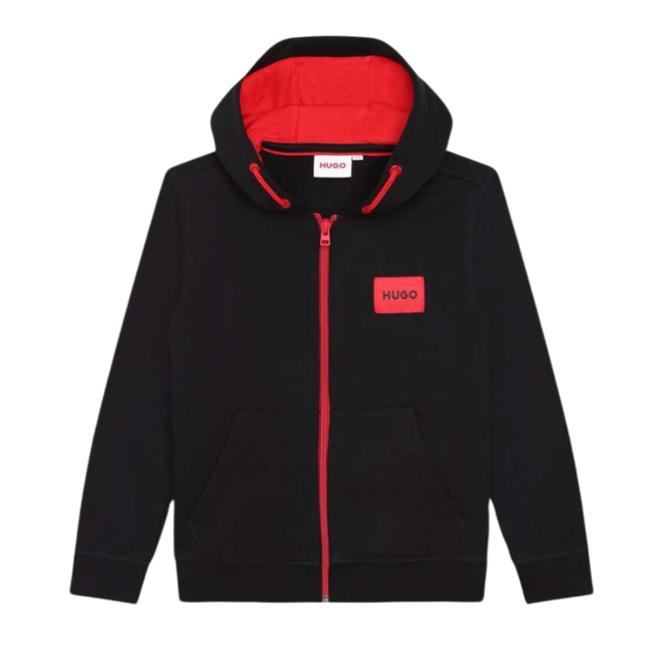 CHAQUETA HUGO KIDS G25123 NEGRO