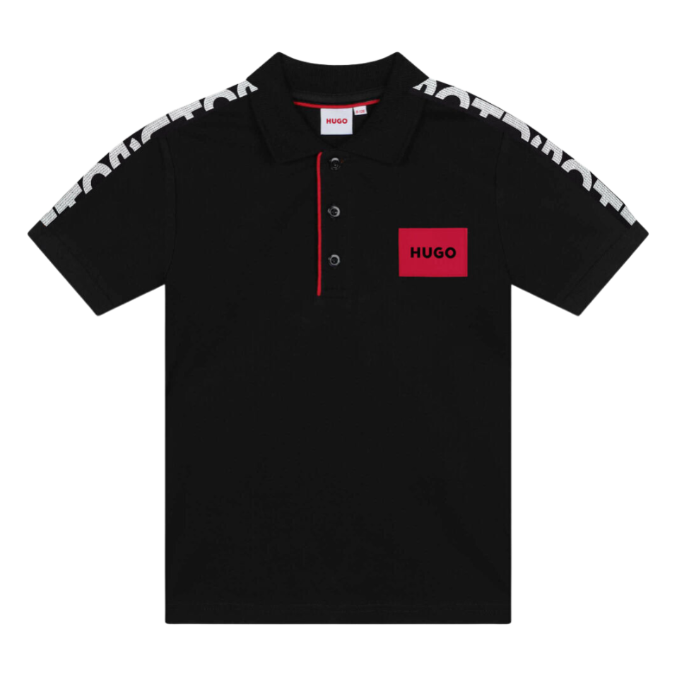 POLO HUGO KIDS G25112 NEGRO