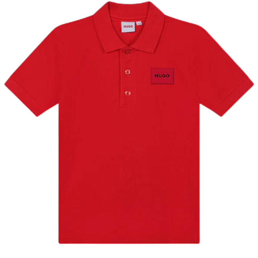 POLO HUGO KIDS G25111 ROJO