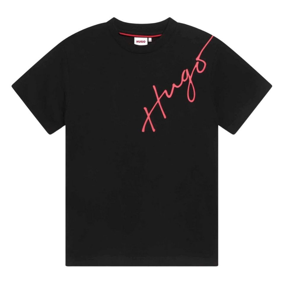 CAMISETA HUGO KIDS G25105 NEGRO