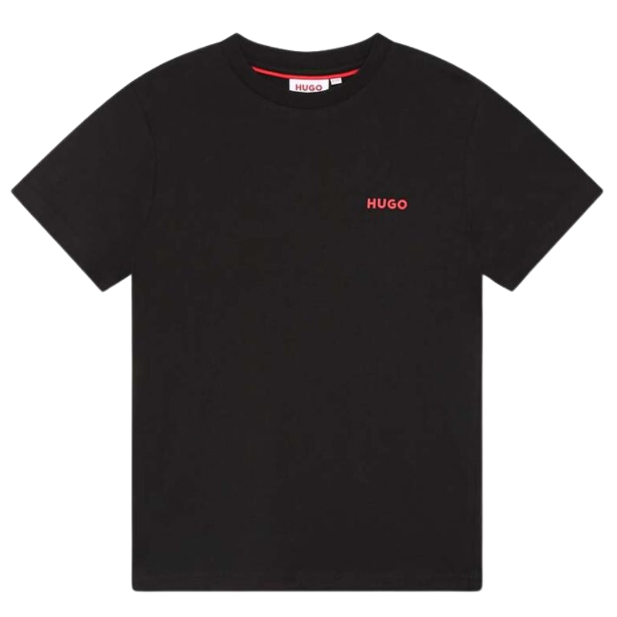 CAMISETA HUGO KIDS G25104 NEGRO