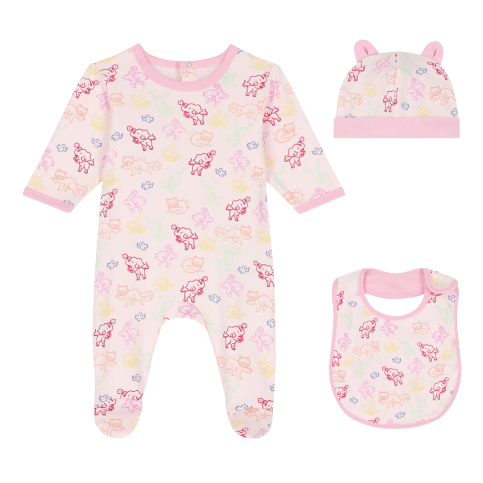 CONJUNTO KENZO KIDS K98119 ROSA