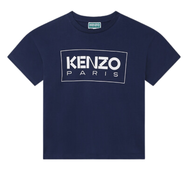 CAMISETA KENZO KIDS K55010 AZUL MARINO