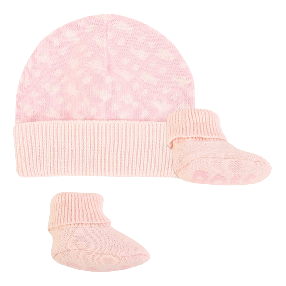 GORRO/ZAPATO BOSS KIDS J98423 ROSA