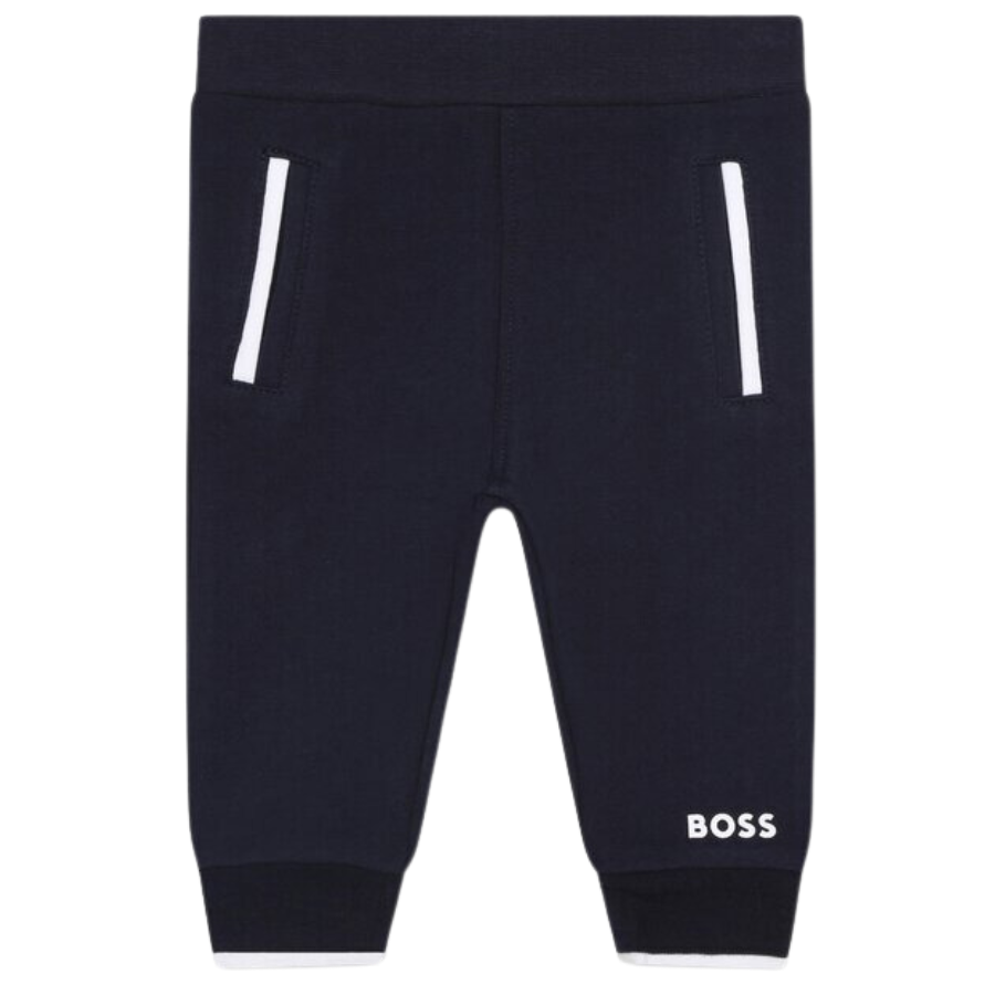 PANTALON BOSS KIDS J94337 AZUL MARINO