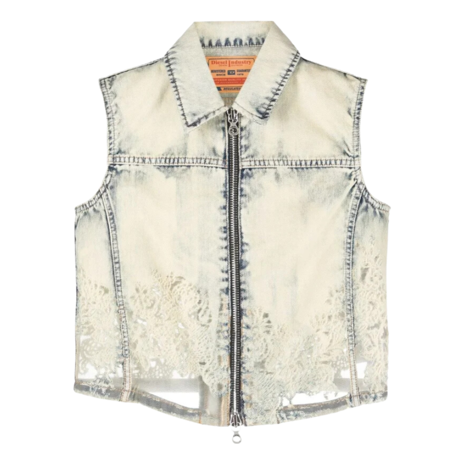 CHAQUETA DIESEL SLI-FSC BLANCO