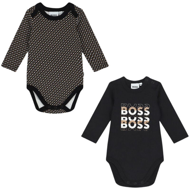 SET ENTERIZO BOSS KIDS J98439 NEGRO