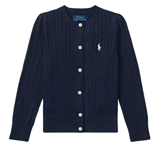 CARDIGAN RALPH LAUREN KIDS 312543047011 AZUL MARINO