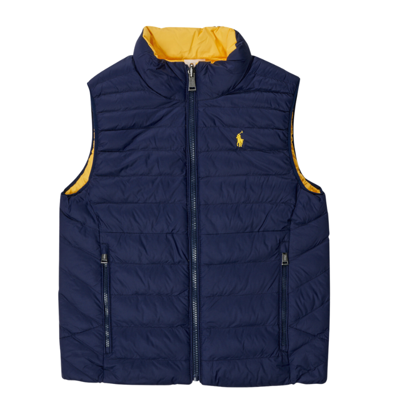 CHALECO RALPH LAUREN KIDS 323875513003 AZUL/AMARILLO